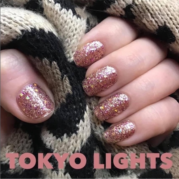 Color Street: Tokyo Lights | Rose Gold Glitter Sparkle Party Metallic Pink - Picture 7 of 16